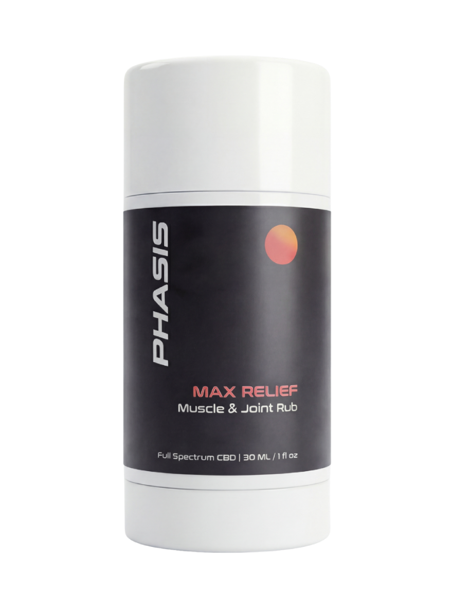 Max Relief CBD muscle and joint rub 600mg — 30ml jar