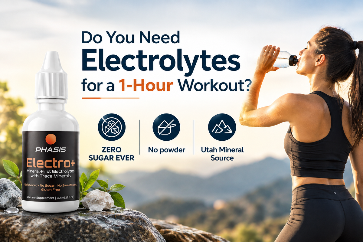 Do You Need Electrolytes for a 1-Hour Workout?