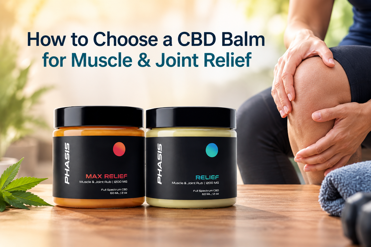 How to Choose a CBD Balm for Muscle & Joint Relief